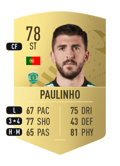 Paulinho Common 78 OVR