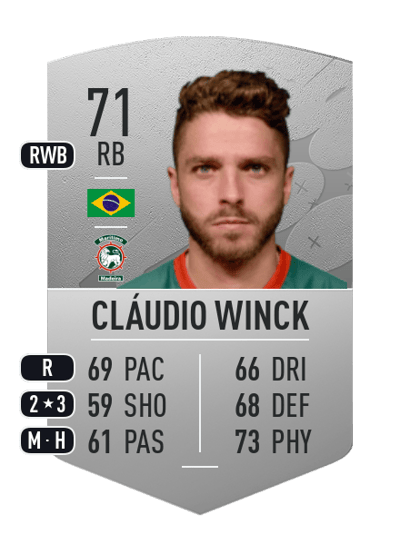 Cláudio Winck Common 71 OVR