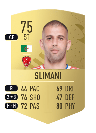 Islam Slimani Common 75 OVR
