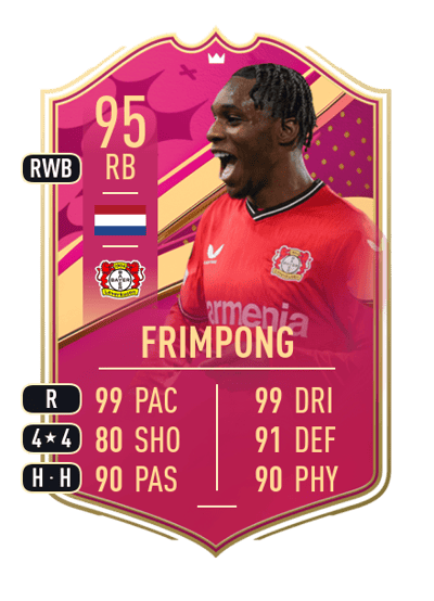 Jeremie Frimpong Premium FUTTIES 95 OVR