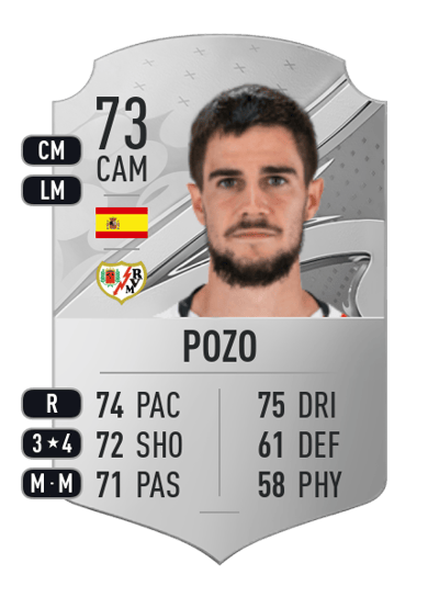 Pozo Rare 73 OVR