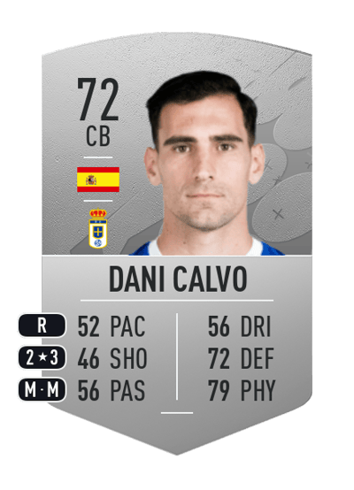 Dani Calvo Common 72 OVR