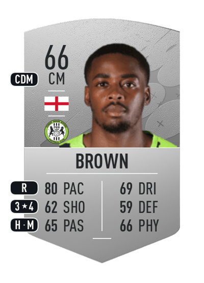 Reece Brown Common 66 OVR