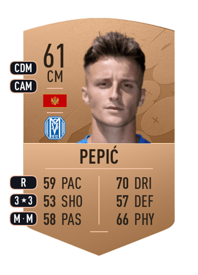 Mirnes Pepić Common 61 OVR