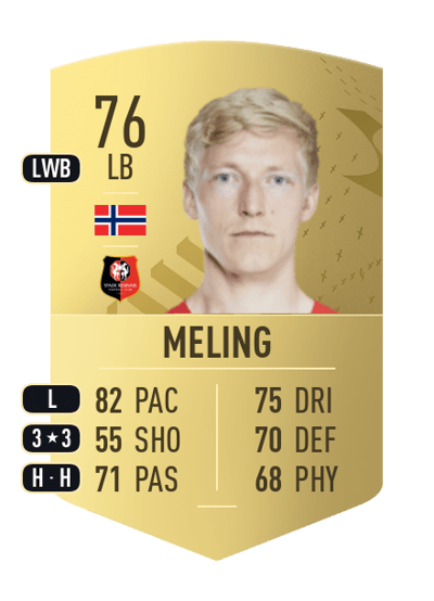 Birger Meling Common 76 OVR