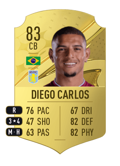 Diego Carlos Rare 83 OVR