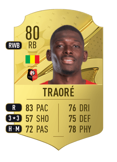 Hamari Traoré Rare 80 OVR