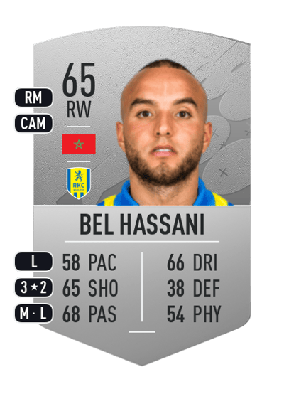 Iliass Bel Hassani Common 65 OVR