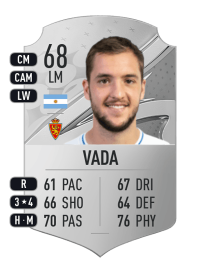 Valentín Vada Rare 68 OVR