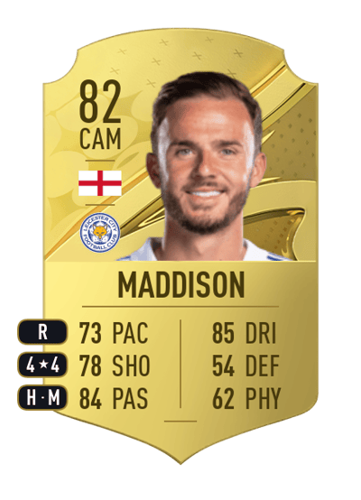 James Maddison Rare 82 OVR