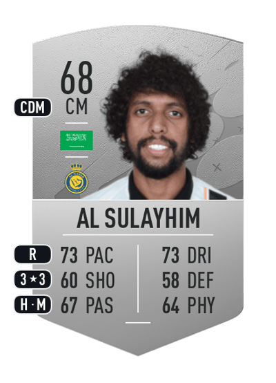 Abdulmajeed Al Sulayhim Common 68 OVR