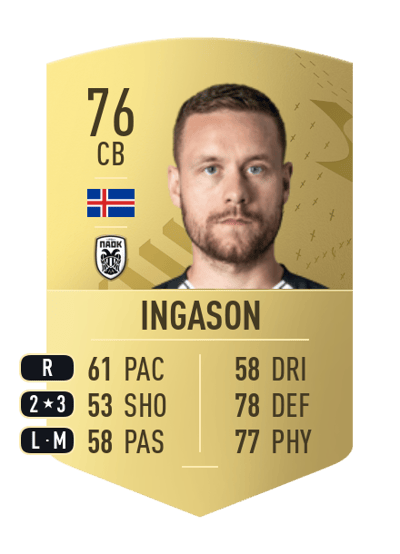 Sverrir Ingi Ingason Common 76 OVR