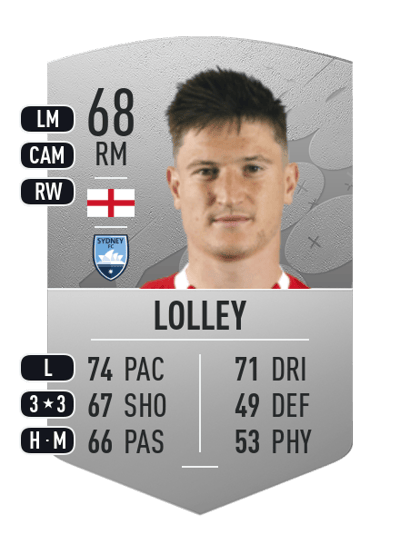 Joe Lolley Common 68 OVR