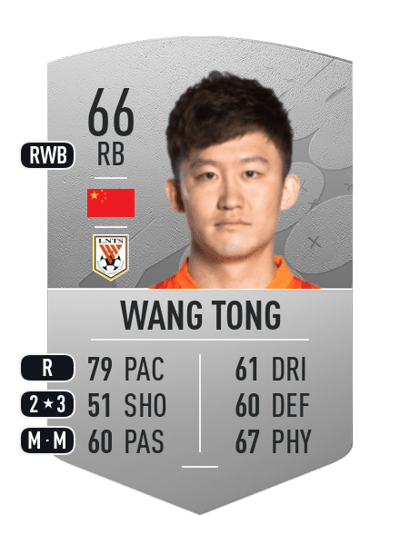 Wang Tong Common 66 OVR