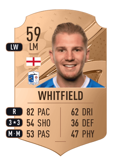 Ben Whitfield Rare 59 OVR