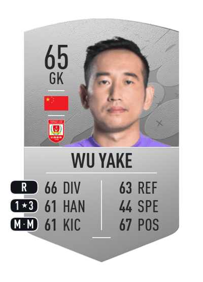 Wu Yake Common 65 OVR