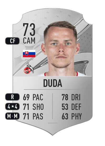 Ondrej Duda Rare 73 OVR