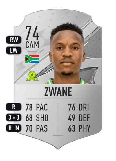 Themba Zwane Rare 74 OVR