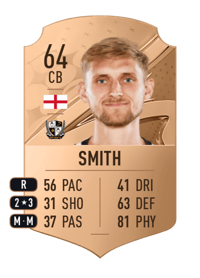Nathan Smith Rare 64 OVR