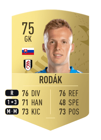 Marek Rodák Common 75 OVR