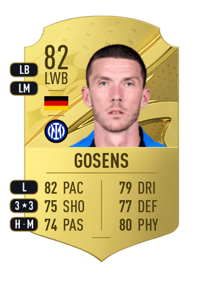Robin Gosens Rare 82 OVR