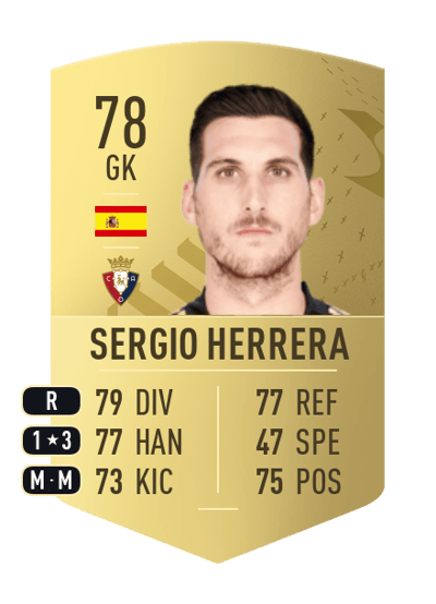 Sergio Herrera Common 78 OVR