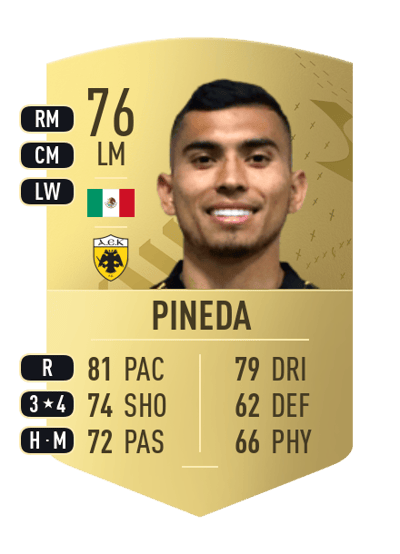 Orbelín Pineda Common 76 OVR