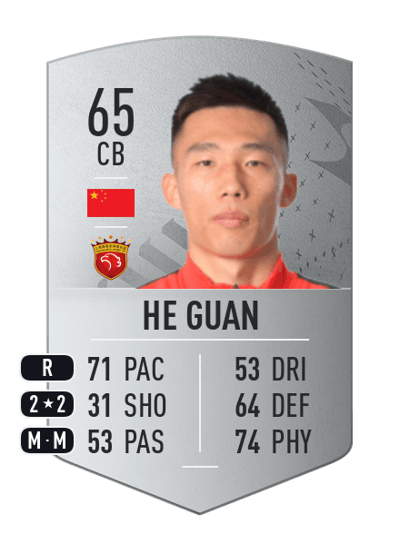 He Guan Common 65 OVR