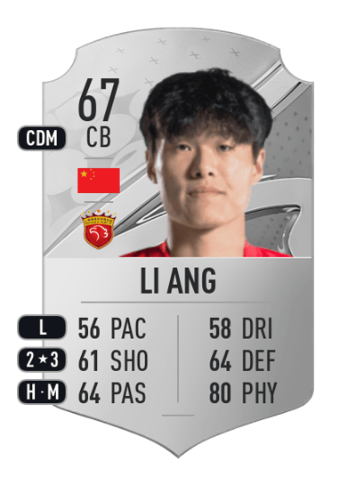Li Ang Rare 67 OVR