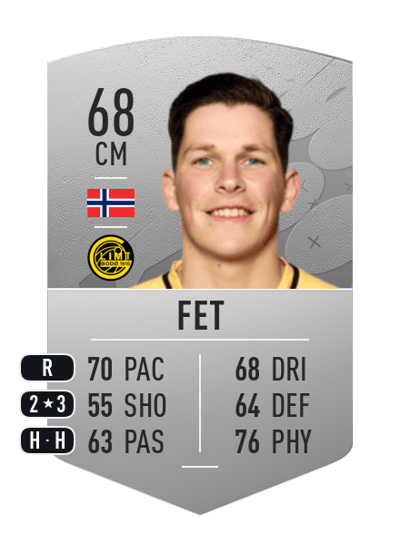 Sondre Fet Common 68 OVR