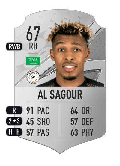 Fawaz Al Sagour Rare 67 OVR