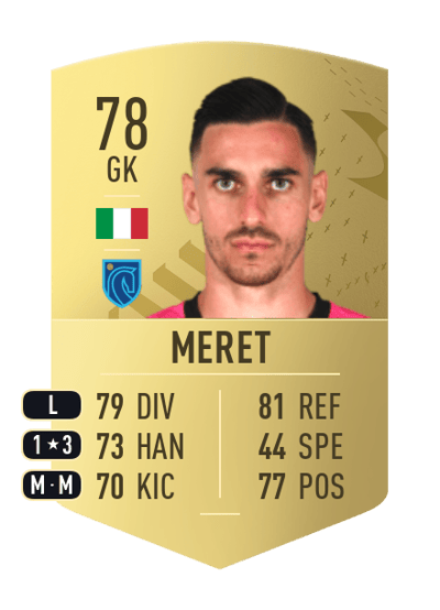 Alex Meret Common 78 OVR