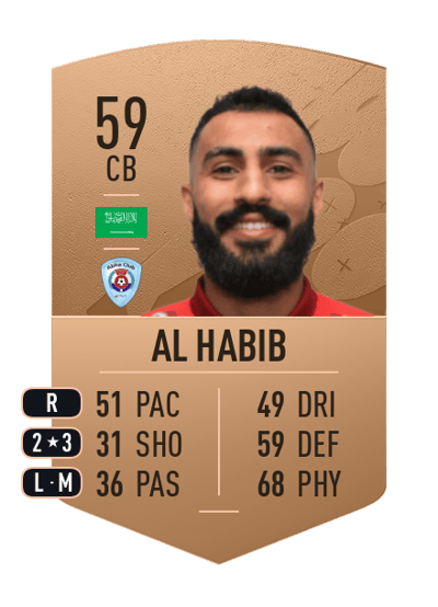 Ahmad Al Habib Common 59 OVR
