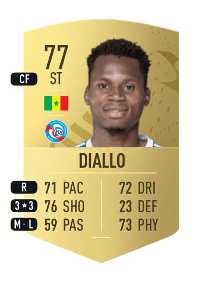 Habib Diallo Common 77 OVR