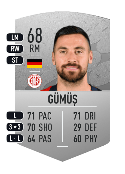 Sinan Gümüş Common 68 OVR