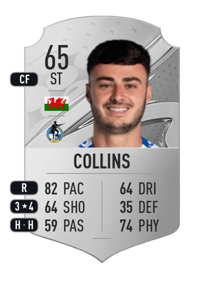 Aaron Collins Rare 65 OVR