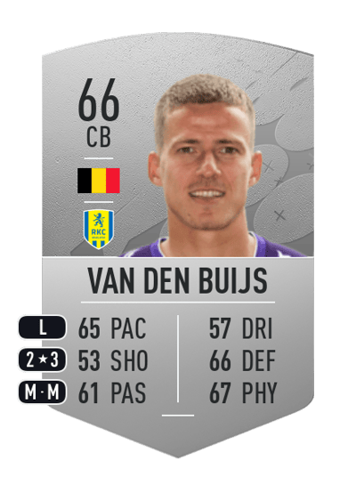 Dario Van den Buijs Common 66 OVR