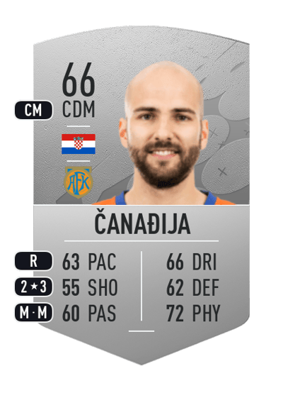 Dario Čanađija Common 66 OVR