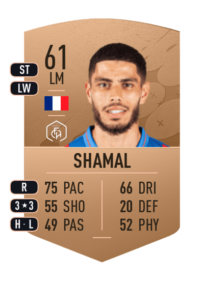 Steve Shamal Common 61 OVR