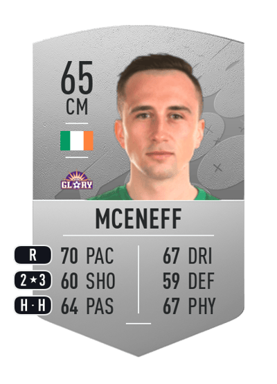 Aaron McEneff Common 65 OVR