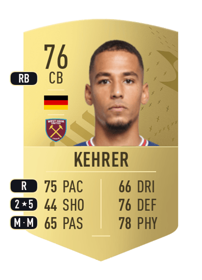 Thilo Kehrer Common 76 OVR