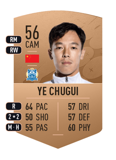 Ye Chugui Common 56 OVR