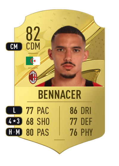Ismaël Bennacer Rare 82 OVR