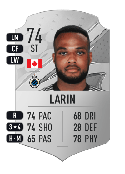 Cyle Larin Rare 74 OVR