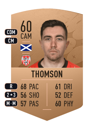 Joe Thomson Common 60 OVR
