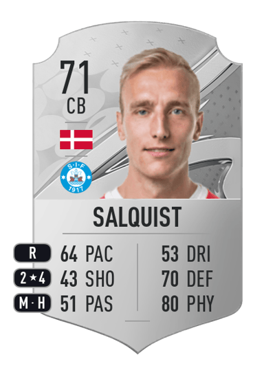 Tobias Salquist Rare 71 OVR
