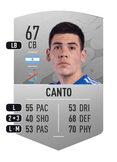 Gustavo Canto Common 67 OVR