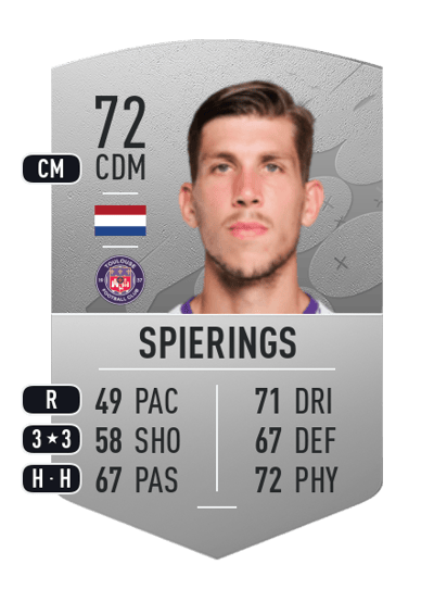 Stijn Spierings Common 72 OVR