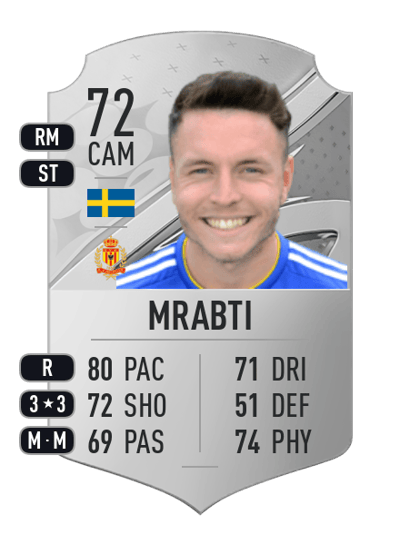Kerim Mrabti Rare 72 OVR