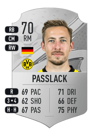 Felix Passlack Rare 70 OVR
